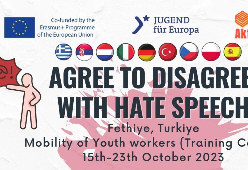 Agree to Disagree with Hate Speech